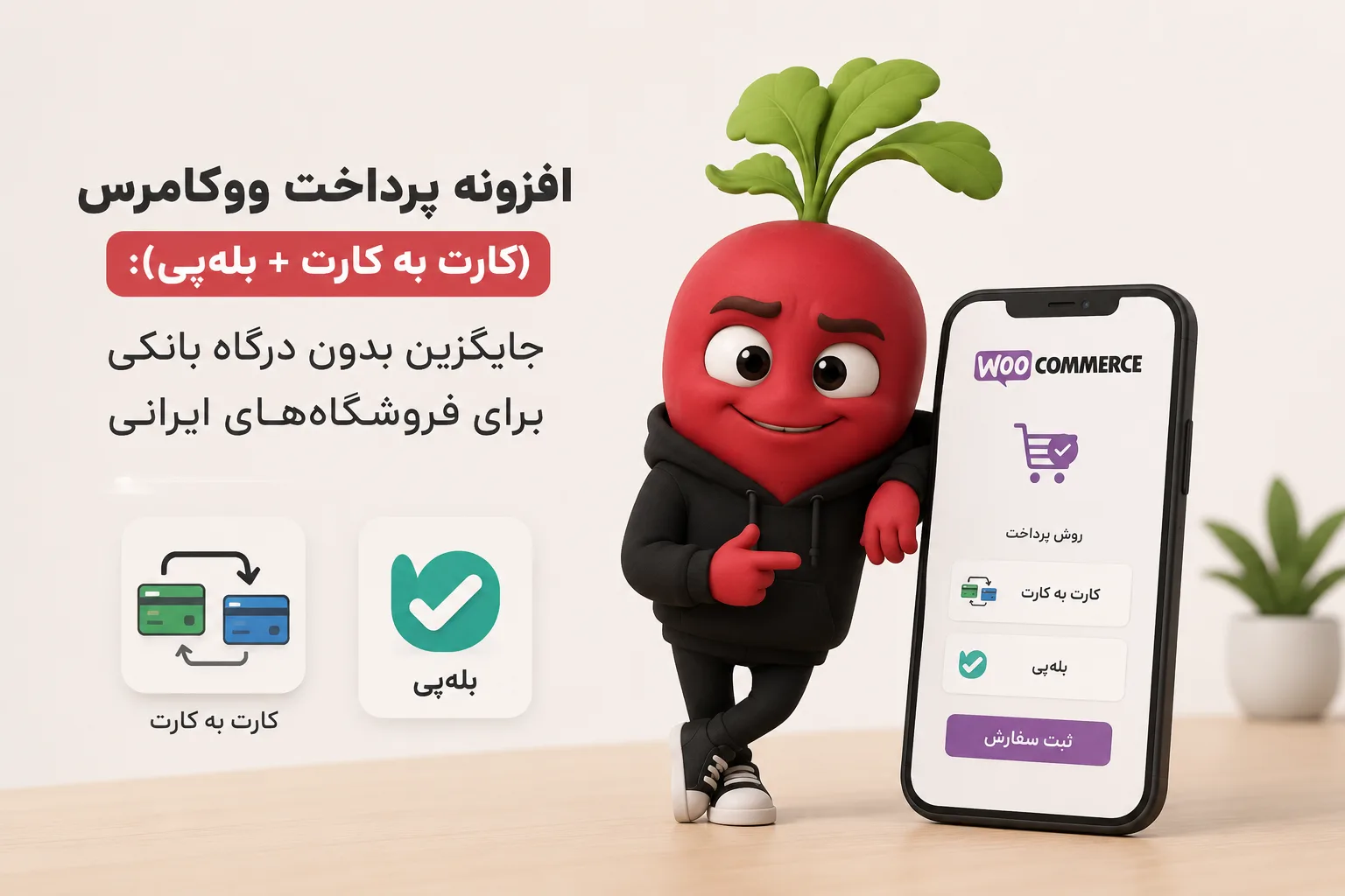 افزونه پرداخت ووکامرس (کارت به کارت + بله‌پی): جایگزین بدون درگاه بانکی برای فروشگاه‌های ایرانی